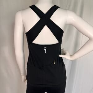 ASICS Black Activewear Gym Running Tank Top Size Medium